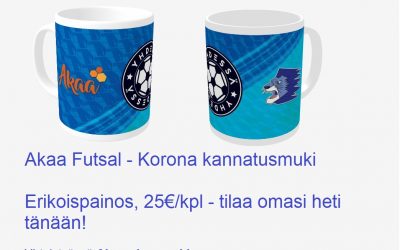 Urheiluseurat ongelmissa – tule mukaan tukemaan Akaa Futsalia uudelleenrakennusvaiheessa!