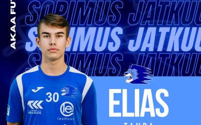 Elias Tauran toinen sopimusvuosi käyntiin